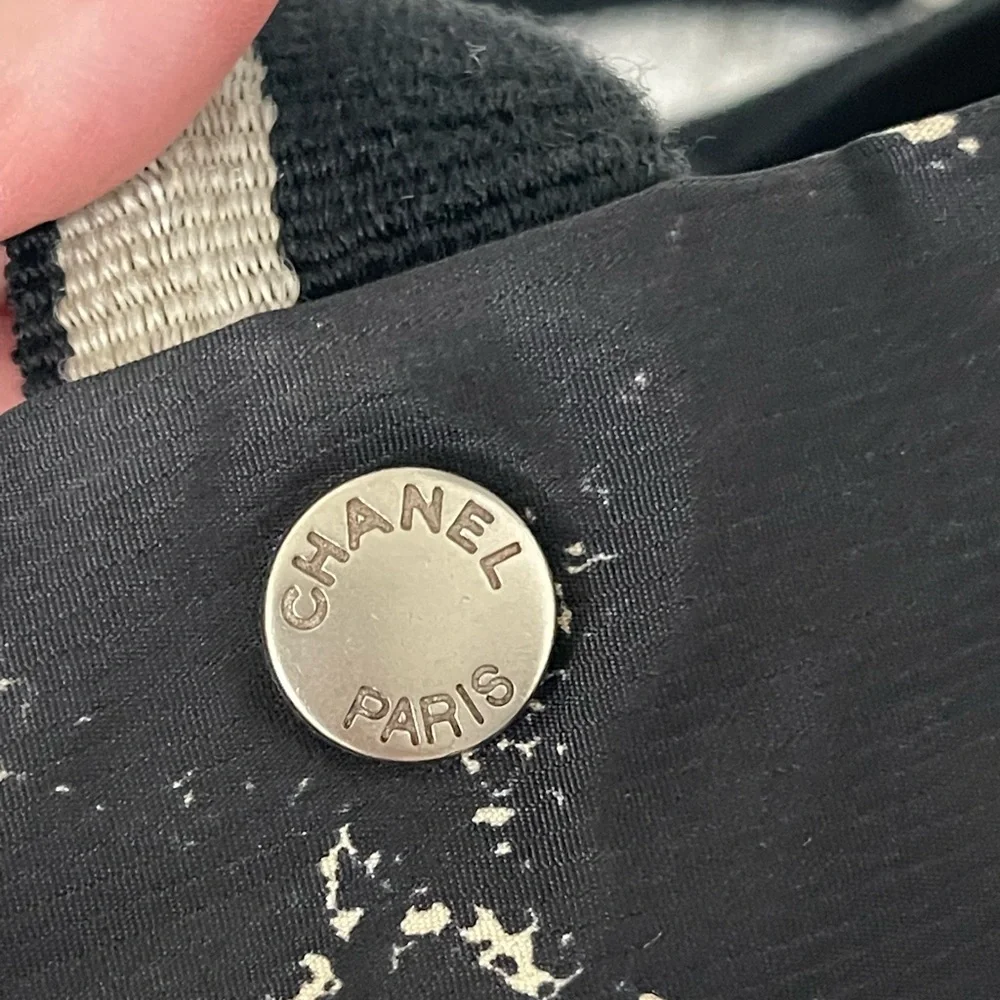 CHANEL Black Travel Nylon Tote Bag with COA - Picture 4 of 14